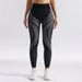 High-Waisted Seamless Breathable Yoga Pants For Women Color-Block Tight-Fitting Hip-Lifting Long Striped Sports Wear_ecoleips.com