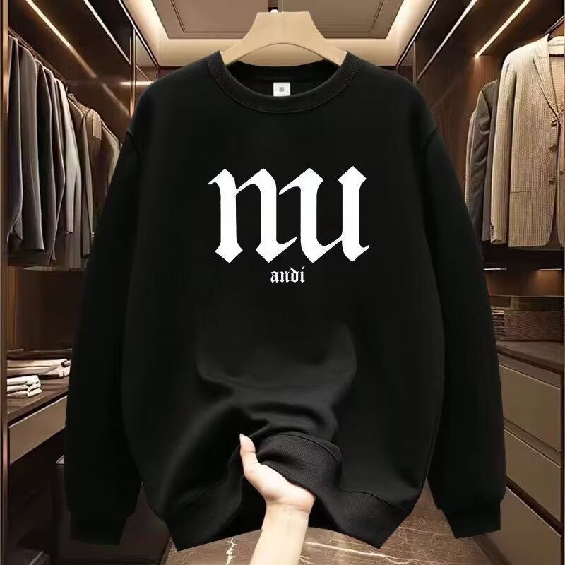 FW25 Matching Couple Cotton Crew Neck Sweatshirt - His & Hers_ecoleips.com