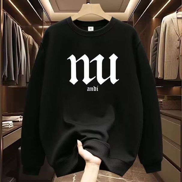 FW25 Matching Couple Cotton Crew Neck Sweatshirt - His & Hers_ecoleips.com