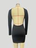 Backless Bodycon Skirt For Women Sexy Tight Mini Skirt For Nightclub Party Dress Hot Girl_ecoleips.com