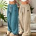 Aria Basics 2025 Autumn Winter New Cross-Border European American Loose Drawstring Solid Color Pocket Casual Versatile_ecoleips.com