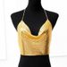 European And American Women's Fashion Cross-Border New Sequin Strap Party Nightclub Music Festival Sexy Hot Girl Metal_ecoleips.com