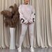 Women's Clothing Lounge Set – Long Sleeve Crewneck Top & Relaxed Pants (8 Colors, S-5XL) | Cozy Polyester Blend, Loose Fit For Home & Streetwear_ecoleips.com
