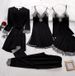 Women's Clothing women's sexy home pajamas five piece set sexy lingerie sexy temptation lace_ecoleips.com