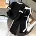Women's Summer Crew Neck Short Sleeve Top And Drawstring Sweatpants Casual Set 8002 Print_ecoleips.com