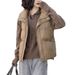 Women's Quilted Sleeveless Down Vest, Lightweight Winter Puffer Gilet With Stand Collar, Slim Fit Fleece Lined Jacket For Layering_ecoleips.com