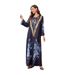 KS005ins European And American Muslim Cross-border Robe, Dubai Printed Beaded Women's Dress, Elegant Sequins_ecoleips.com