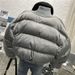 Trendy Oversized Puffer Jacket For Petite Women – Short-Length, Detachable Hood, Warm Cotton Filling (Black/Navy/Silver, S-3XL)_ecoleips.com