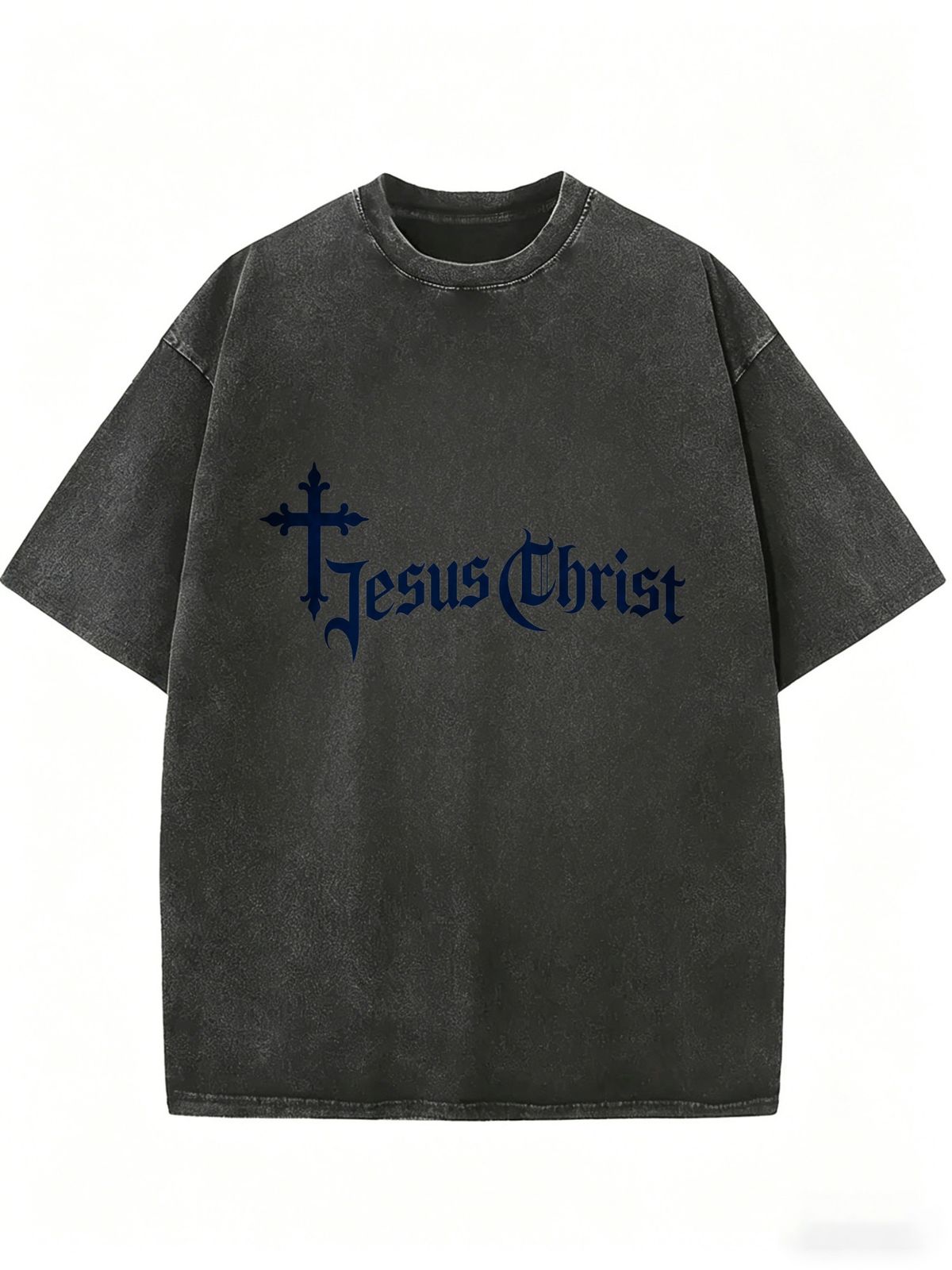 Relaxed Fit Vintage Wash Tee, Oversized Casual T-Shirt For Weekend Outings, Travel And Everyday Comfort_ecoleips.com