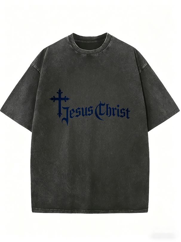 Relaxed Fit Vintage Wash Tee, Oversized Casual T-Shirt For Weekend Outings, Travel And Everyday Comfort_ecoleips.com