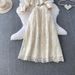 Sheer Embroidered Blouse And High-Waisted Skirt Two-Piece Set For Women Elegant Feminine Fitted Waist Charm_ecoleips.com