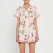 Women's Elegant Lace Linen Cardigan Shirt Jumpsuit Temperament Clothing Rompers_ecoleips.com