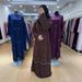 Muslim Dress Women Elegant Solid Color Muslim Suit – Loose Fit Embroidered Casual Set For Modest Fashion_ecoleips.com