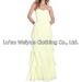 Women's Strapless Long Dress Ruffled Sleeveless Backless Fashionable Solid Color Party Wear_ecoleips.com