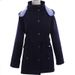 Women's Waterproof Trench Coat With Hood – Slim Fit Long Raincoat For Casual & Outdoor (Black/Burgundy/Navy/7 Colors), S-5XL_ecoleips.com