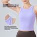 Women's One Piece Sports Bra Shockproof High Elastic Yoga Vest for Running Aerobics Beautiful Back Design_ecoleips.com