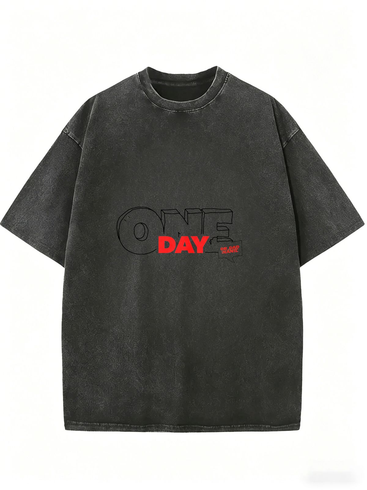 Vintage Washed Casual T-Shirt For Women, Oversized Short Sleeve Crew Neck Tee, Relaxed Everyday Summer Essential_ecoleips.com