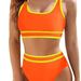 Women's Sexy Solid Color Bikini Set – High-Cut Swimwear With Removable Padding (S-Xl, 7 Colors) Smooth Nylon Fabric_ecoleips.com