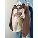 European American Style Real Shot Plus-size Women's Hoodie For Spring And Autumn, Korean Version, Loose, Lightweight,_ecoleips.com