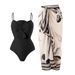 Women's Clothing New Style One Piece Swimsuit Women's Hot Spring Vacation Beach Dress Set_ecoleips.com