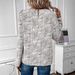 Women's Plaid Pullover Blouse Long Sleeve Shirt Drawstring Neckline Relaxed Fit Top_ecoleips.com