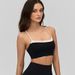 Contrast Crisscross Back Yoga Cami_ecoleips.com