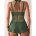Slimming One Piece Beach Swimsuit Style Hot Spring Resort Bikini Swimsuit For Women High End New_ecoleips.com