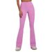 High-Waisted Slimming Striped Yoga Pants For Women Sexy Sports Fitness Trousers Tight Fitting Slightly Flared New Nude Feel_ecoleips.com