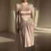 Elegant Long Sleeve Evening Gown With Rhinestone Embellishments For Women – Slim Fit Formal Dress For Weddings & Special Occasions (S-XXL)_ecoleips.com