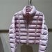 girl 2025 Winter New Stylish Ribbed Down Jacket For Women, Short Stand Collar, Korean Fashion Puff Soft Coat_ecoleips.com