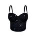 Women's Clothing New Multi Color Pleated Gathered Bra Cup Suspenders Comfortable Vest Top Fishbone Bra Outer Wear_ecoleips.com
