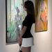 Women's European American Style French Fashion Summer Color Block Semi High Neck Five Sleeve Sexy Bodycon Patchwork Dress_ecoleips.com