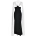 Women's Clothing Summer Sexy V-Neck Sleeveless Bodycon Maxi Dress For Fashionable Hot Girl Ribbon Detail_ecoleips.com