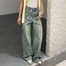 Women's Clothing Casual Streetwear Snake Print High-Waisted Jeans – Women’s Stretch Denim Pants With Washed Effect & Straight Leg (S-L, Blue)_ecoleips.com