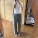 Niche Alrigh*t Narrow-waisted Curved Thin Banana Pants For Women, 26 Spring-summer, Casual Loose Drawstring Sweatpants_ecoleips.com