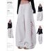 Women's Wide Leg Jogger Sweatpants American Hip Hop Style Slimming Jazz Dance Trendy Curved Pants Spring Fashion_ecoleips.com