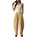 BN369 Women's High Street Wide Leg Pants Solid Color Professional Casual European American Style Clothing For_ecoleips.com