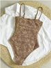 Women's Bohemian Style One Piece Swimsuit Summer Sexy Strappy Backless Design Vacation Fashion Regular Fit Polyester_ecoleips.com
