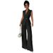 Women's Stylish Sleeveless Two Piece Set European American Straight Leg Pants Import Foreign Trade_ecoleips.com