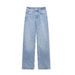 Aria Basics Foreign Trade Supply: European And American 2024 Autumn New Women's Vintage Slim-fit High-waisted Casual Versatile_ecoleips.com