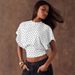 European And American Retro Polka Dot Batwing Sleeve Waist Cinching Short Top Women's French Style Slimming Crop Top_ecoleips.com