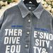 Vintage Denim Shirt For Women - Retro BF Style Casual Oversized Shirt With Asymmetrical Letter Print, Summer Fashion_ecoleips.com