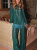Women's Clothing Fashion Two Piece Set Tassel Long Sleeved Split Trousers Casual Relaxed Fit Size_ecoleips.com
