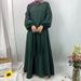 Muslim New Fashion Cross Border Hot Sale Dress Türkiye Dubai Elegant Loose Long Skirt_ecoleips.com