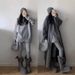Shanlida Di's Loose-fitting Long-sleeve Sweater For Women, New Winter Style, High-end Gray Casual Shorts_ecoleips.com