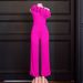 Women's Clothing Sexy one shoulder sleeveless ruffled high waist wide leg pants S XXL plus size women's jumpsuits_ecoleips.com
