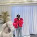 Women's Short Puffer Jacket With Raccoon Fur Trim - Thickened Loose Fit Winter Coat For Warmth & Style (Multiple Colors)_ecoleips.com