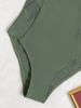 Sexy One-Piece Swimsuit For Women - Mesh Hollow-Out Design, Slim-Fit Monokini, Green Color, S/M/L/XL Sizes_ecoleips.com