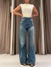 High Waisted Wide Leg Jeans Women's Casual Loose Trousers Spring 2026 American Style Pocket Detail Versatile Denim_ecoleips.com