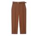 Aria Basics Cross-border 2025 New Style Spliced Design High-waisted Suit Pants, European And American Versatile Comfortable Casual_ecoleips.com